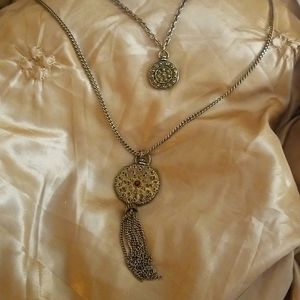 CR Long Double Strand Necklace